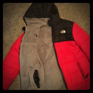 Boys reversible North Face Jacket